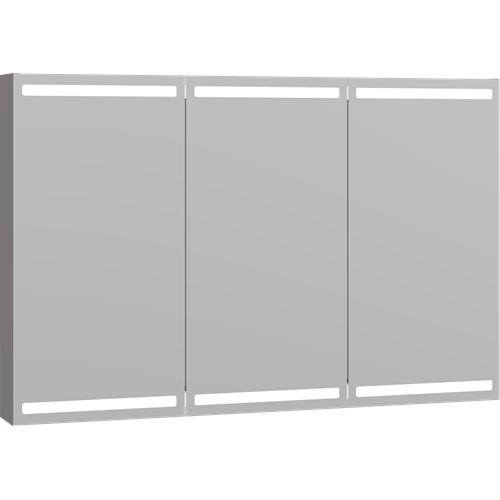 Speilskap med LED-lys i topp og bunn, 80x120 cm | Tempe VVS